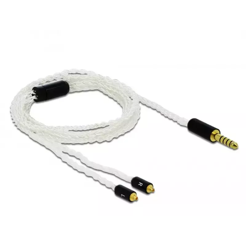 audio kábel DeLOCK 85846 1,2 m 4,4 mm 2x MMCX biely