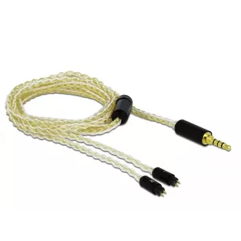 audio kábel DeLOCK 85849 1,25 m 3,5 mm biely