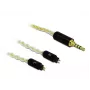 audio kábel DeLOCK 85849 1,25 m 3,5 mm biely