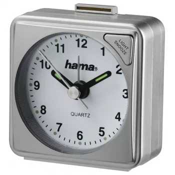 Hama A50 kremenný budík strieborný