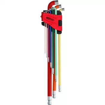 Sada imbusových kľúčov KS Tools 151.4560 9 ks