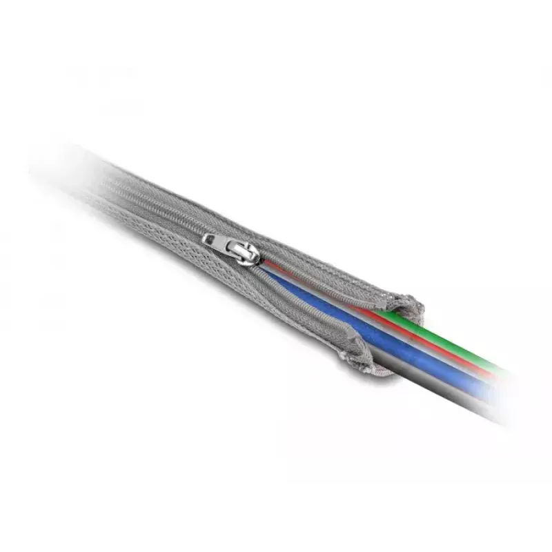 Opletená hadica DeLOCK 20826 1 m x 50 mm sivá