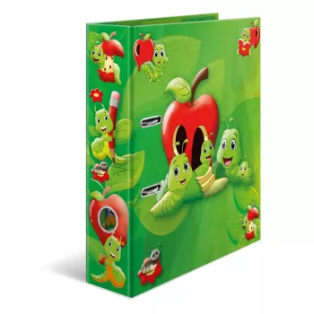 Motívový zakladač HERMA A4 Fritz der Wurm D-krúžok kartón 285x315mm