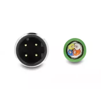 DeLOCK sieťový kábel M12 4-pin D-kódovaný otvorené konce kábla TPU 5 m