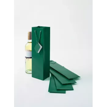 Darčeková taška Sigel GT502 zelená 100mm x 80mm x 350mm