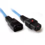 ACT napájací kábel C13 IEC Lock - C14 modrý 3 m, PC963