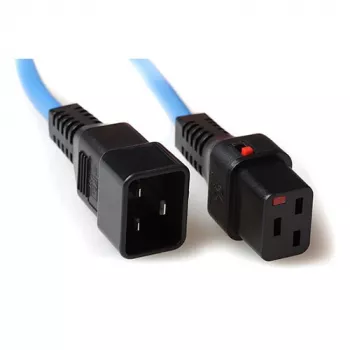 ACT napájací kábel C19 IEC Lock - C20 modrý 2 m, PC1358