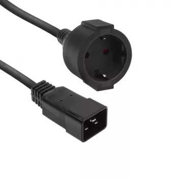 ACT napájací kábel C20 CEE 7/3 čierny 0,2 m 230 V 16 A