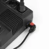 ACT napájací kábel CEE 7/7 konektor samec (zahnutý) – C13 IEC Lock (zahnutý nahor) čierny 1 m, EL448S
