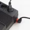 ACT napájací kábel C14 – C13 IEC Lock (zahnutý doľava) čierny 2 m, PC2046