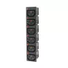 ACT C13 IEC Lock Net Entree (6x výstup) – čierny, PA135015BK6