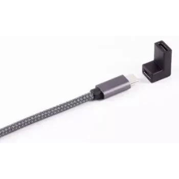 Kábelový gender changer ShiverPeaks BS13-40004 USB-C na USB-C sivý
