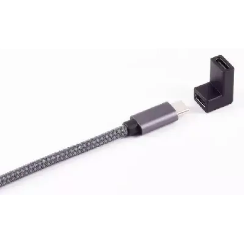 Kábelový gender changer ShiverPeaks BS13-40004 USB-C na USB-C sivý