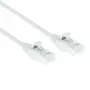 ACT biely 2 metre LSZH U/UTP CAT6 Datacenter Slimline patch kábel s ochranou západky a RJ45 konektormi
