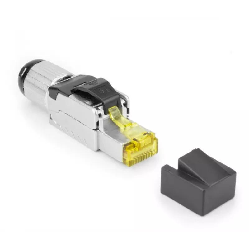 ACT konektor RJ45 CAT6A tienený na montáž v teréne, bez náradia, 4PPoE 100W