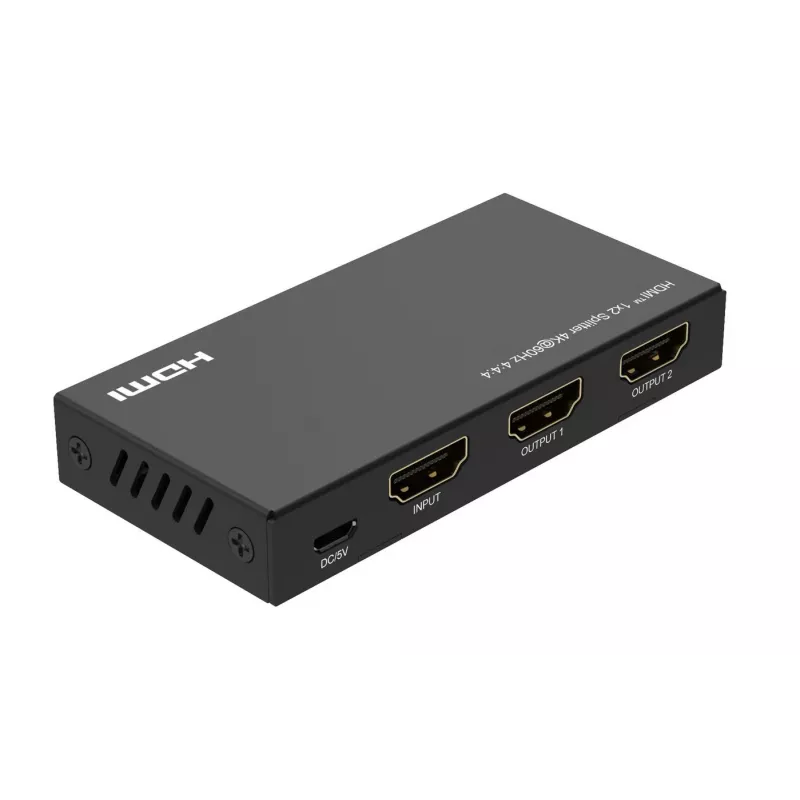HDMI splitter Microconnect MC-HDMISPLITTER0102-4K 4K rozlíšenie čierna