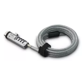 Hama USB káblový zámok strieborný, transparentný 1,8 m