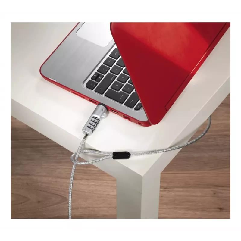 Hama USB káblový zámok strieborný, transparentný 1,8 m