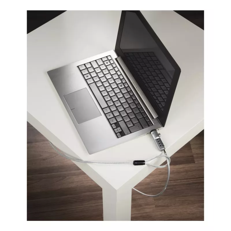 Hama USB káblový zámok strieborný, transparentný 1,8 m