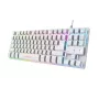Trust GXT 833W Thado klávesnica herná USB QWERTZ nemecká biela
