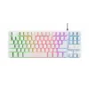 Trust GXT 833W Thado klávesnica herná USB QWERTZ nemecká biela