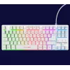 Trust GXT 833W Thado klávesnica herná USB QWERTZ nemecká biela