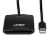 Lindy 43407 USB 2.0 čítačka čipových kariet
