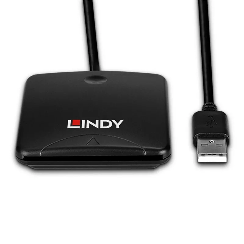 Lindy 43407 USB 2.0 čítačka čipových kariet