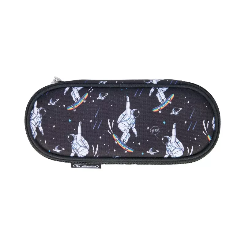 Herlitz Space Skater mäkké peračník polyester tmavomodrá biela