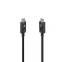 Lindy 1m Thunderbolt 5 kábel, 80Gbit/s, pasívny, konektor, konektor, 1 m, 80 Gbit/s, čierny, nikel