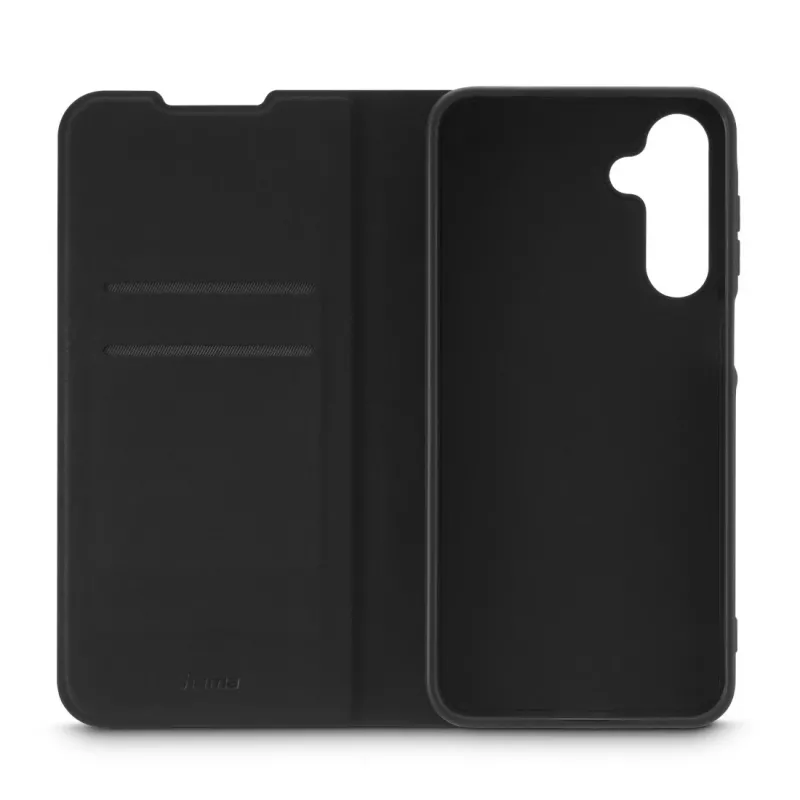 Folio kryt Hama Galaxy A17 čierny stojan na stôl 2 priehradky na karty