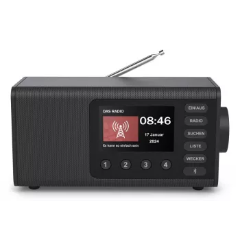 Osobné rádio Hama DR1001 digitálne DAB DAB+ FM 5W TFT displej