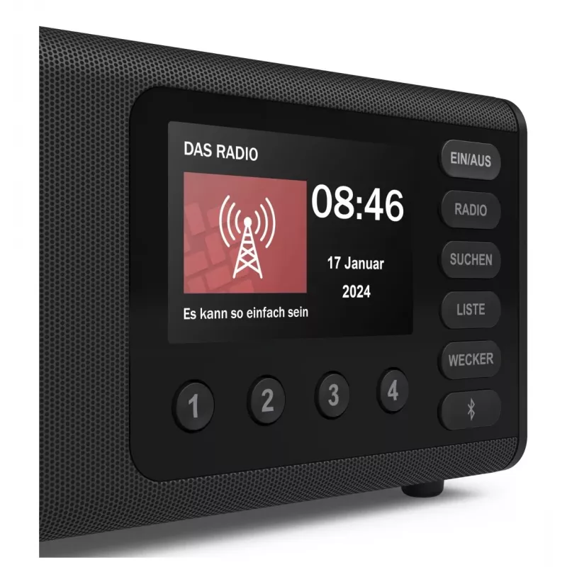 Osobné rádio Hama DR1001 digitálne DAB DAB+ FM 5W TFT displej