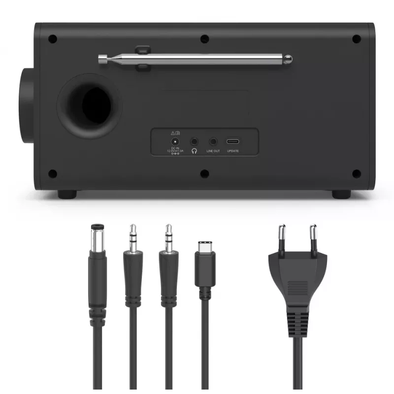 Osobné rádio Hama DR1001 digitálne DAB DAB+ FM 5W TFT displej