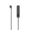 Hama 00223013 predlžovací kábel 1,4 m 3 AC výstupy interiér čierny