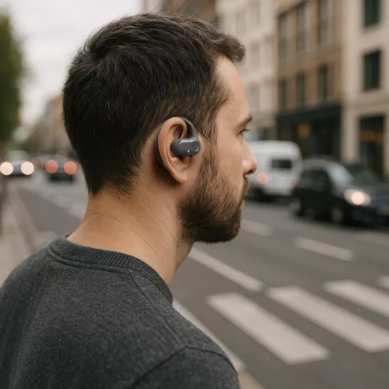 Hama Spirit Open headset True Wireless Stereo (TWS) In-Ear hovory/hudba Bluetooth čierna