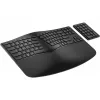 HP 960 Ergonomic Wireless klávesnica Full-size 100% RF Wireless + Bluetooth membránová čierna pre domácnosť