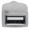 Manhattan 336314 predlžovací kábel USB 2.0, USB-A samec na USB-A samica, 1,8 m, priehľadný strieborný