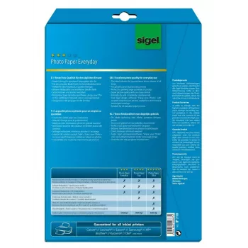 Tlačový papier A4 Sigel IP710 Gloss 20 listov biela