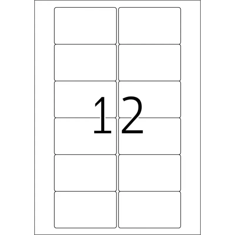 Samolepiaca tlačová etiketa HERMA video etikety A4 78,7x46,6 mm