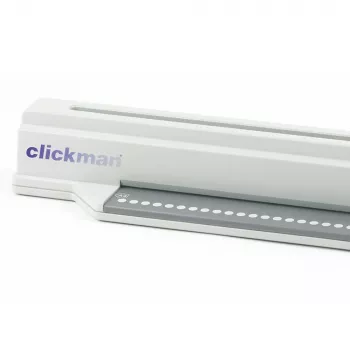 GBC viazací stroj ClickBind ClickMan manuálny viazací stroj, manuálny, 145 listov, sivá, biela
