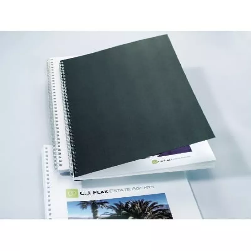 GBC LinenWeave CE050010 obálky na väzbu, A4 (210 x 297 mm), 250 g/m², 100 ks, čierne