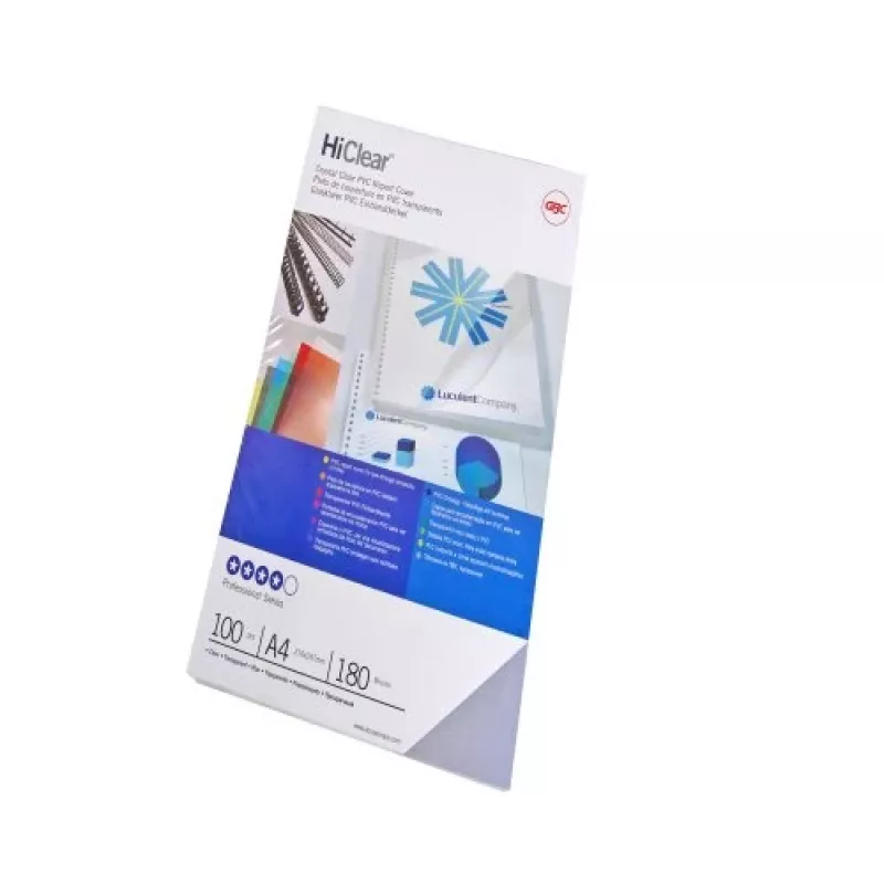 GBC väzbové dosky HiClear PVC A3 300 Micron číra