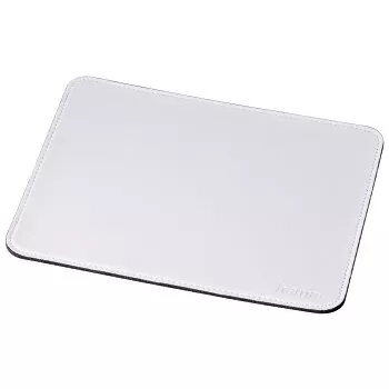 Hama kožená podložka pod myš biela