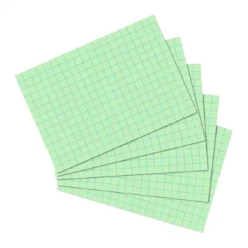 Kartotékové lístky Herlitz 10901452 zelená 100 ks linajkovaný papier 170 g/m²