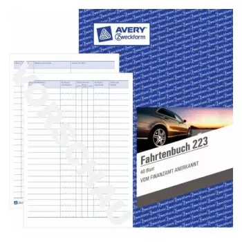 Administratívna kniha Avery 223 modrá biela