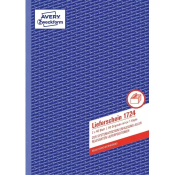 Účtovný formulár kniha A4 Avery 1724