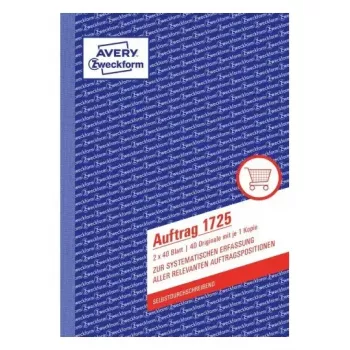 Obchodný formulár Avery 1725