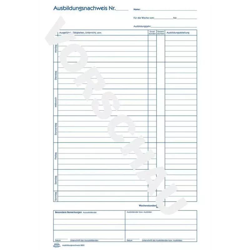 Avery Zweckform 2831 zošit o odbornej príprave, A4, 28 listov