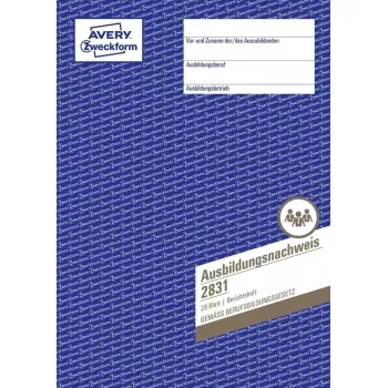 Avery Zweckform 2831 zošit na záznam o vzdelávaní, A4, 28 listov